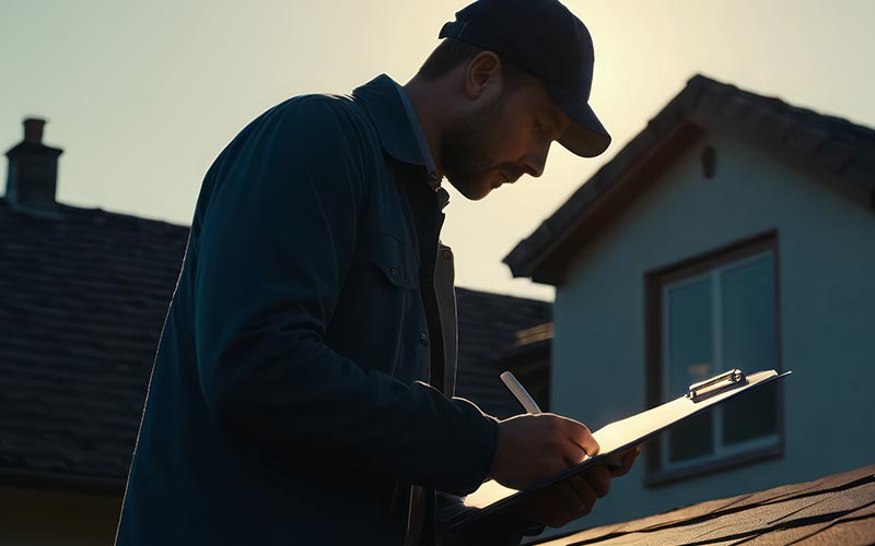 Roof Inspection in The Woodlands TX