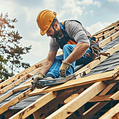 Residential roof installation Willis