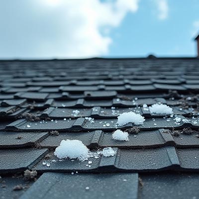 Residential hail damage roofing services