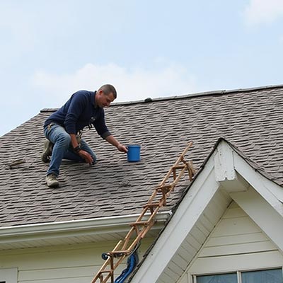 Hail damaged shingle repair Conroe