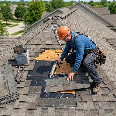 Residential roof repair Conroe TX