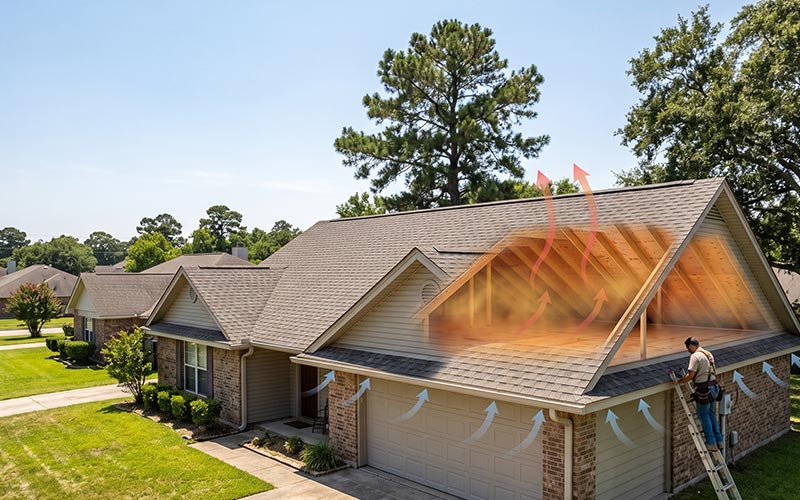 Poor Attic Ventilation Texas
